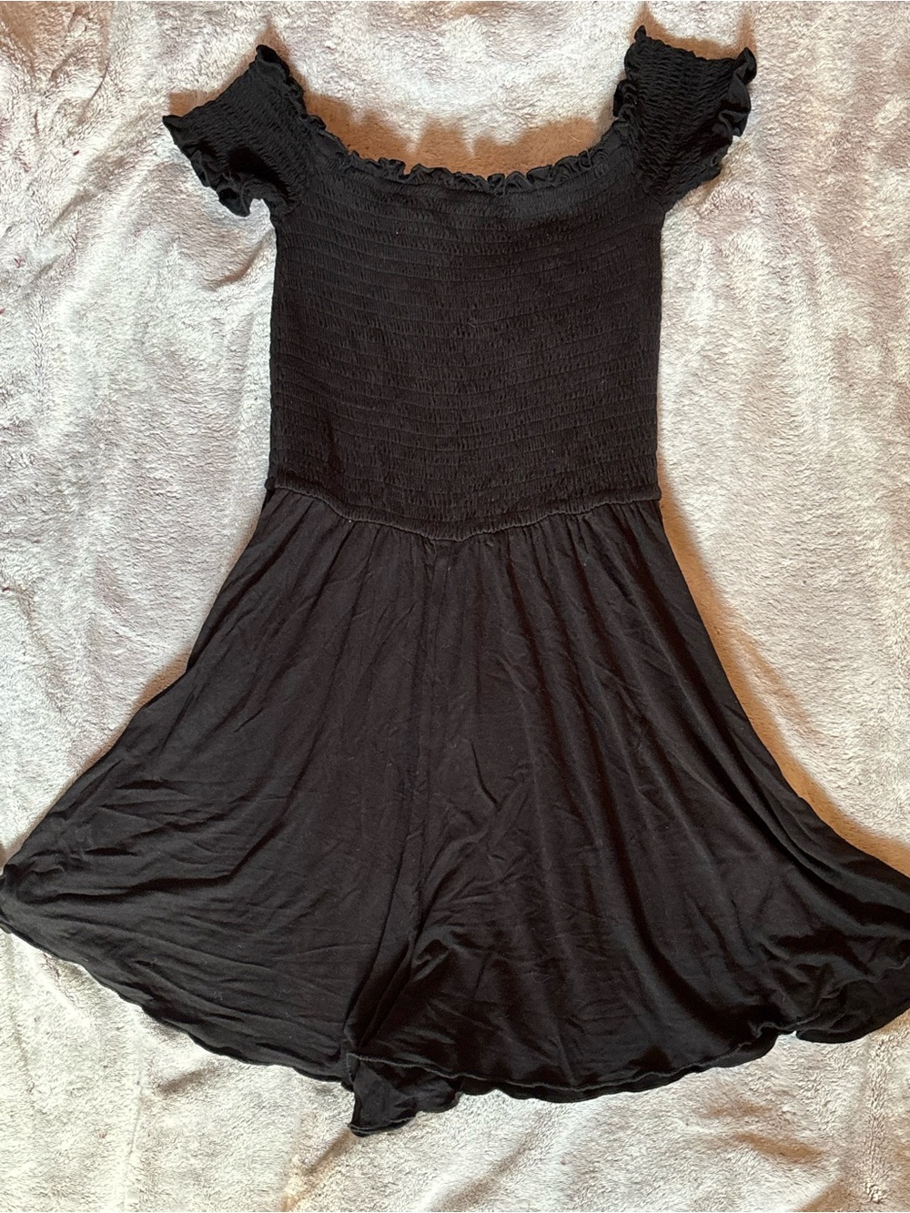 garage off shoulder jumpsuit